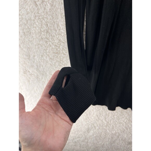 Lauren Moshi Women's XL Shirt Mckinley Chain Evil Eye Fitted Thermal - Picture 9 of 10